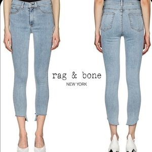 ✨Rag & Bone High-Rise Step-Hem Ankle Skinny Jeans✨